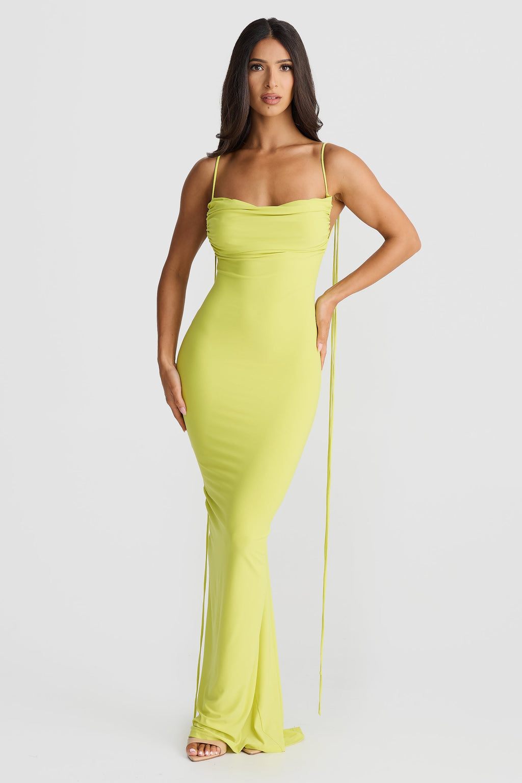 Jessy Long Lace Dress