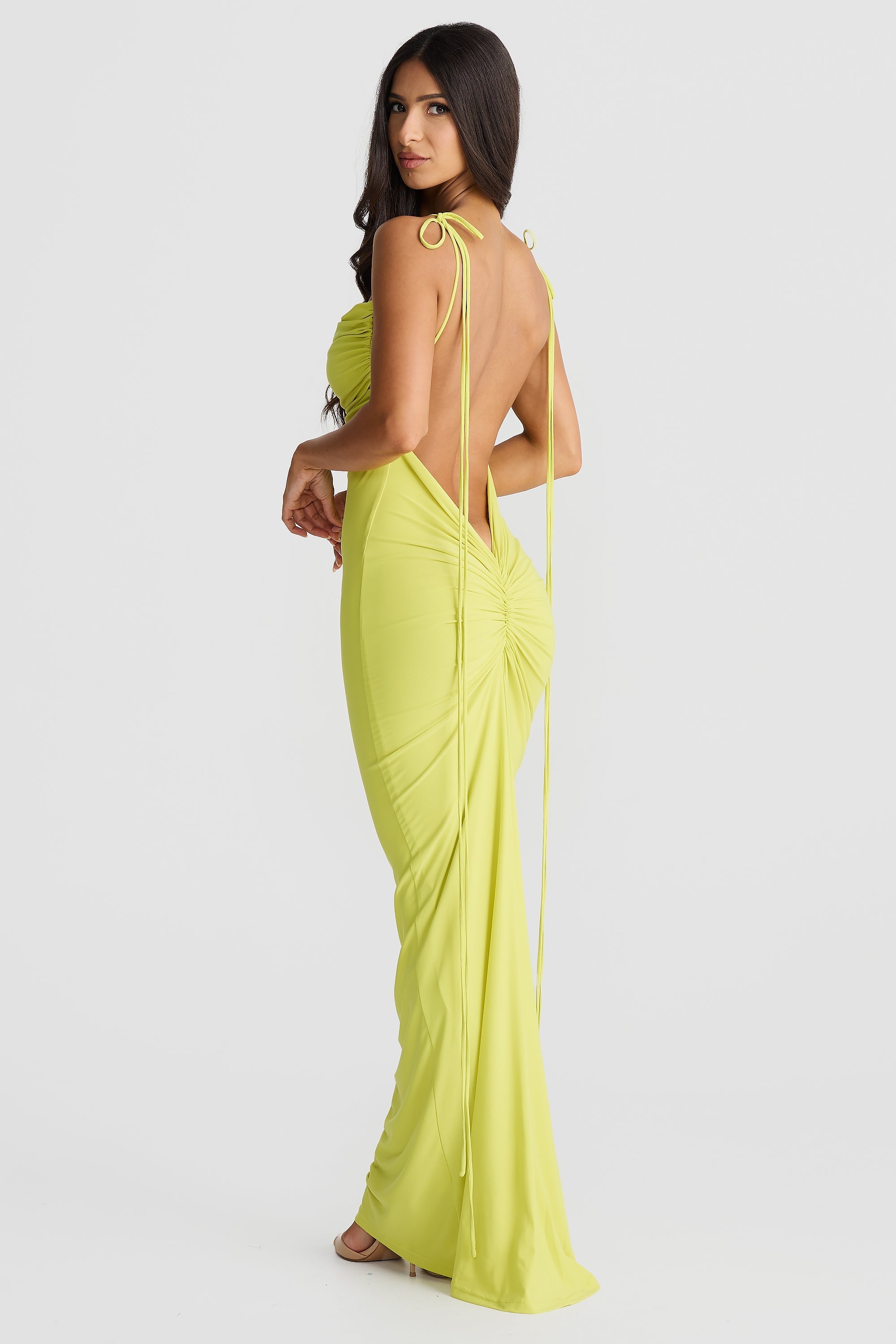 Jessy Long Lace Dress