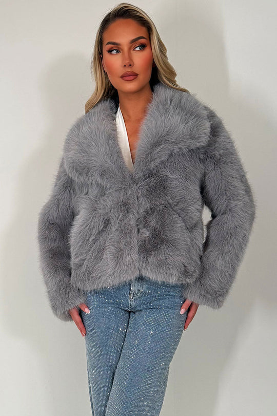 Jessica Faux Fur Coat