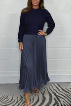 Isabelle Long sleeve Jumper & Pleated bottom style Dress
