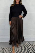 Isabelle Long sleeve Jumper & Pleated bottom style Dress
