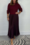 Isabelle Long sleeve Jumper & Pleated bottom style Dress