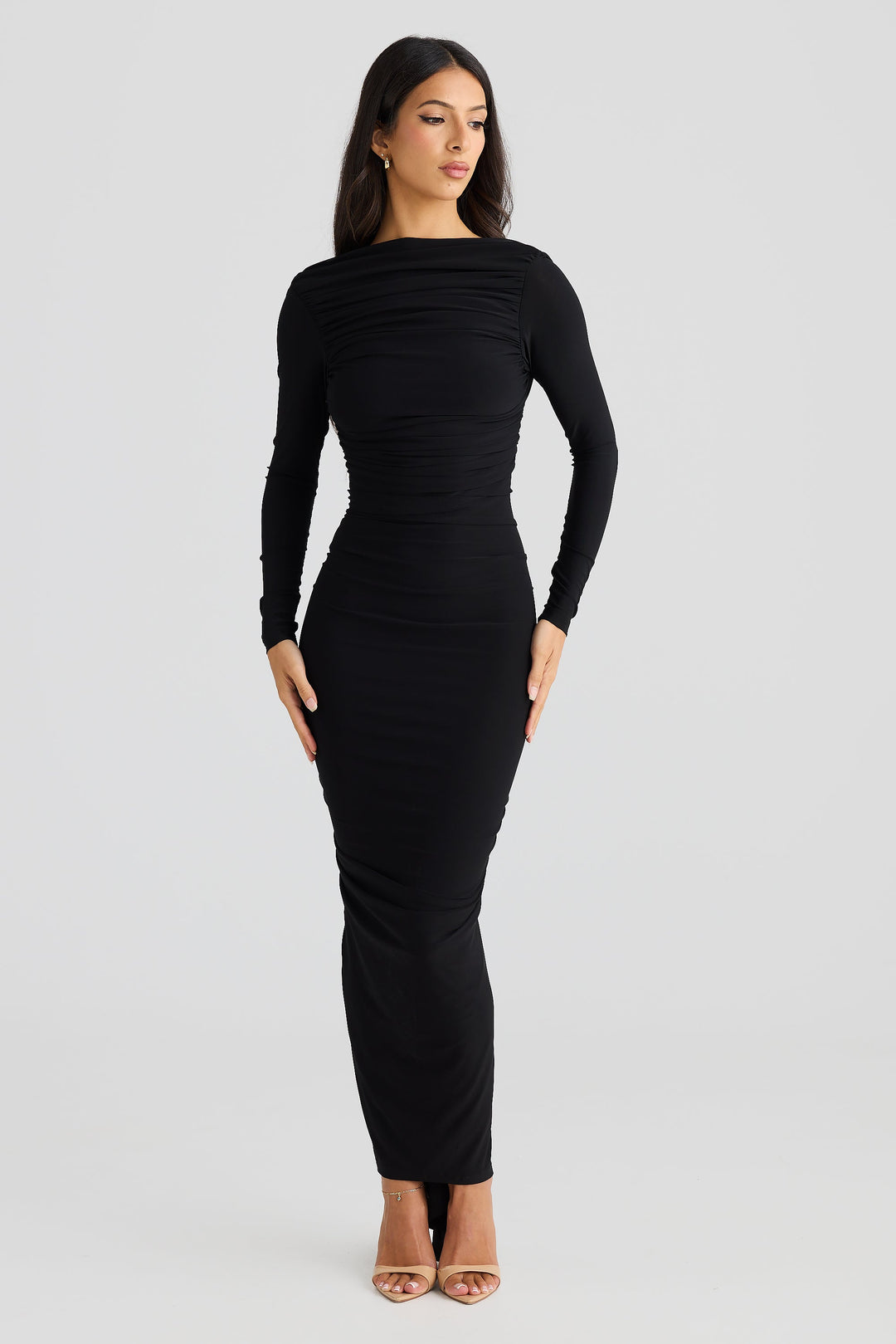 Elvy Elegant Longsleeve Dress
