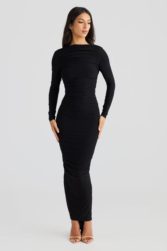 Elvy Elegant Longsleeve Dress