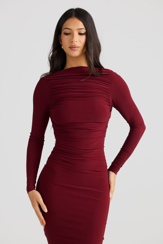 Elvy Elegant Longsleeve Dress