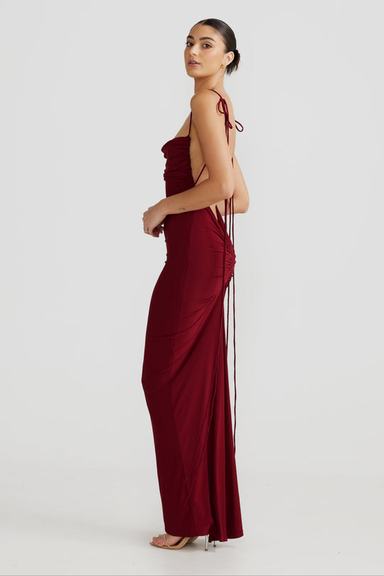 Jessy Long Lace Dress