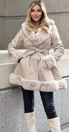 Maddie Leather Parka Jacket