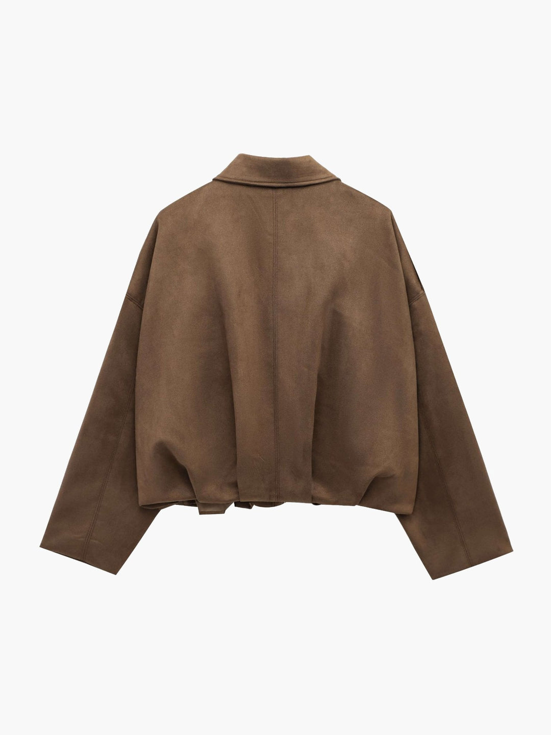 Lara Suede Bomber Jacket