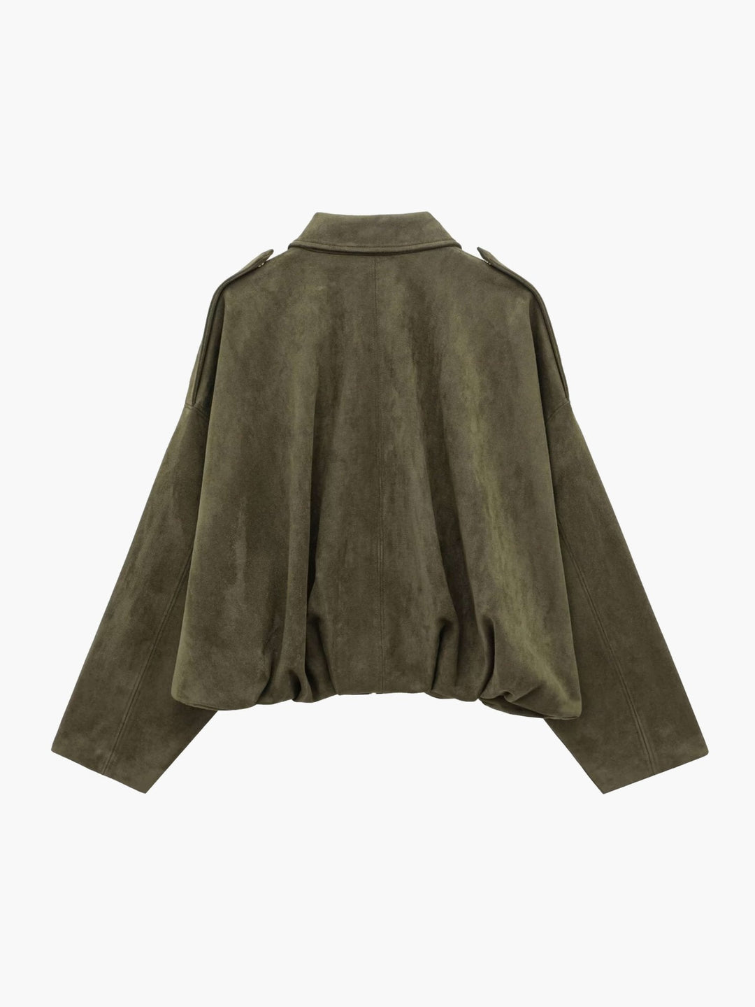 Lara Suede Bomber Jacket