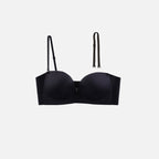 Seamless Bra with Front Closure and Adjustable Straps