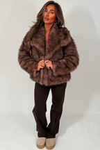 Jessica Faux Fur Coat