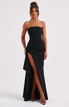 Zafira Long Dress - Black