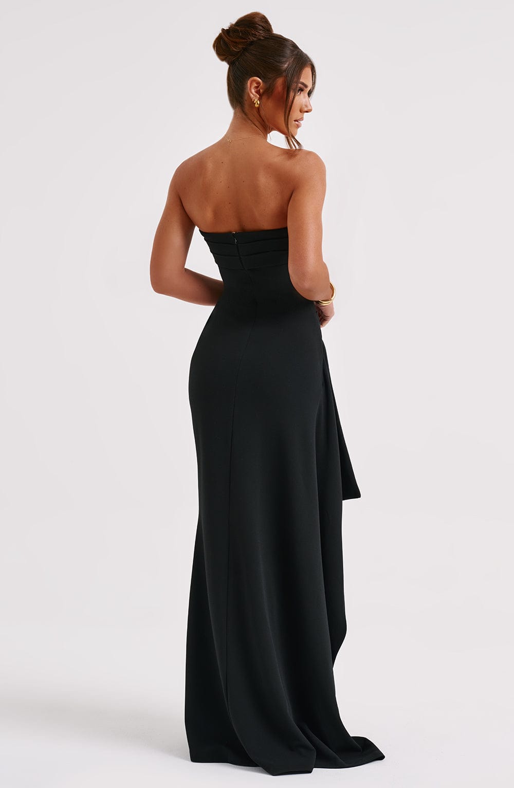 Zafira Long Dress - Black