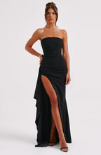 Zafira Long Dress - Black