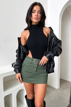 Isabella Black Leather Jacket